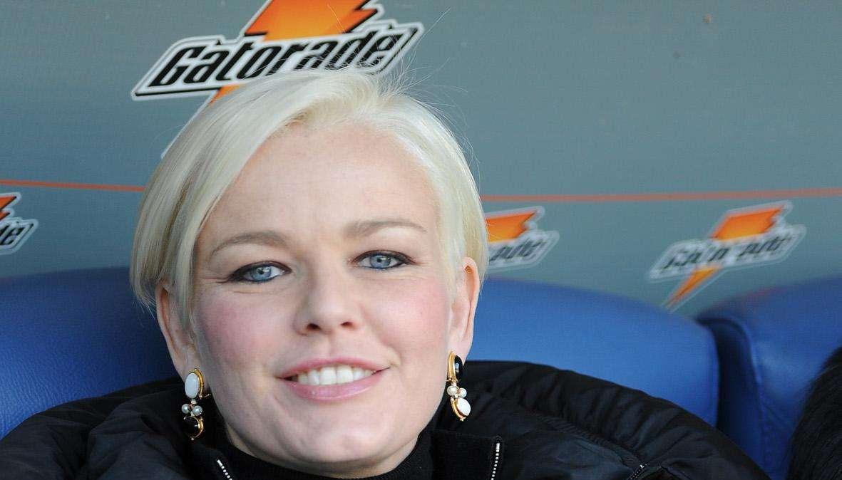 Valentina Mezzaroma si complimenta con l'ambiente blucerchiato