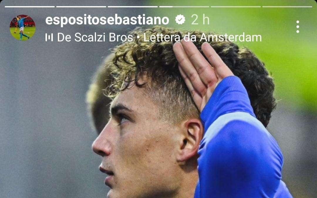 Sampdoria, passione cori per Esposito: "La vedo solamente alla TV"