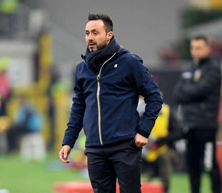 De Zerbi: "Espulsione episodio che ci ha danneggiato. Partita di coraggio di prendersi una vittoria in 10"