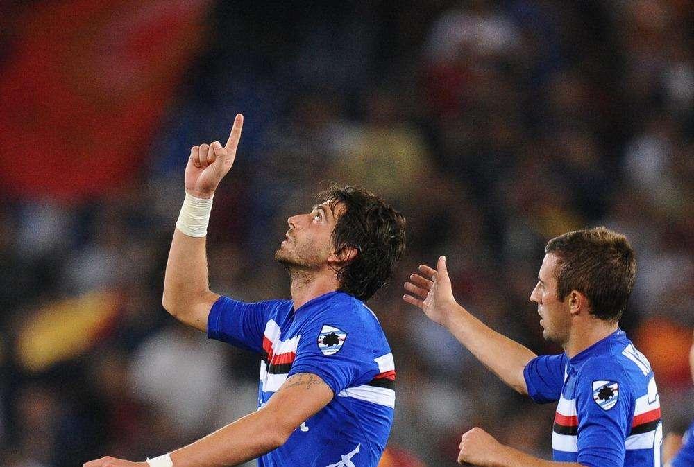 Photogallery Roma - Sampdoria: la dedica di Gianni Munari