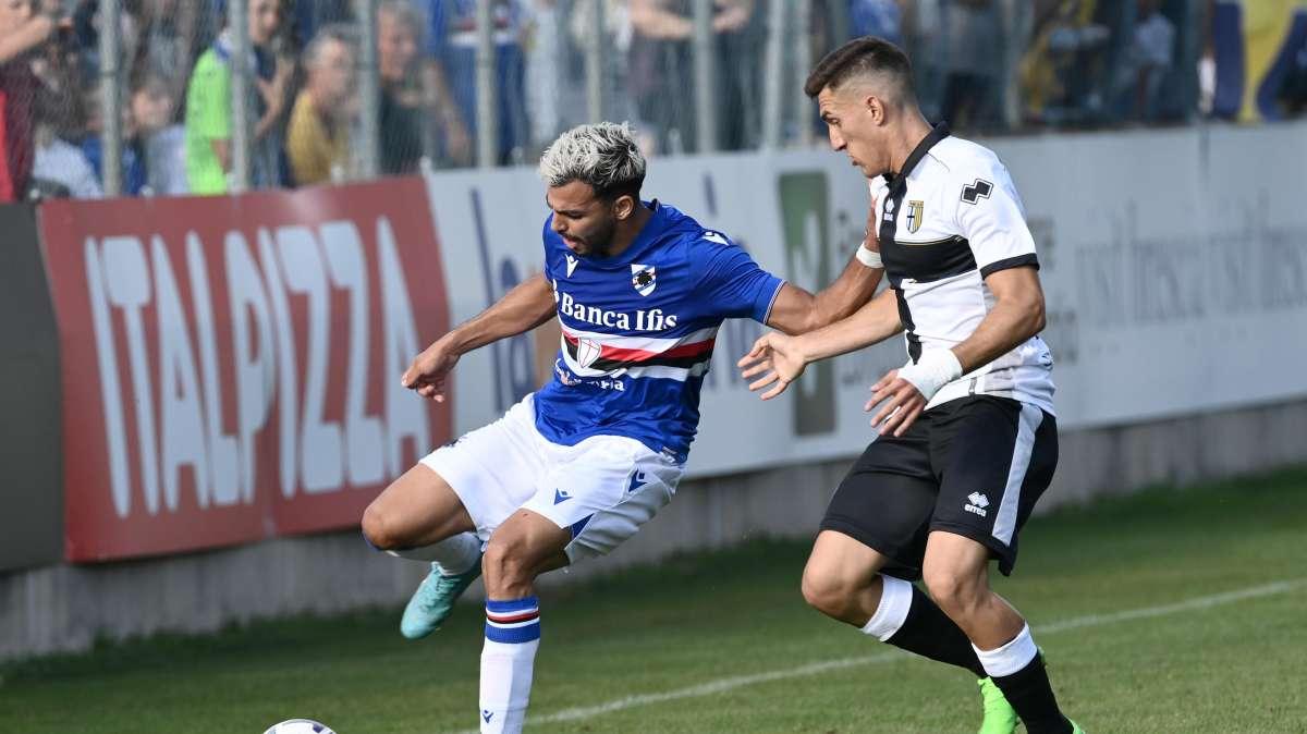 Sampdoria - Parma finisce in parità (1-1). Leris riprende i ducali