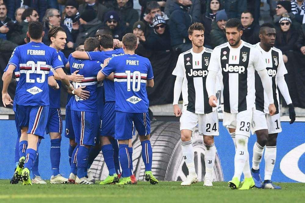 I tre punti alla Juventus (2-1) ma è una Signora Sampdoria