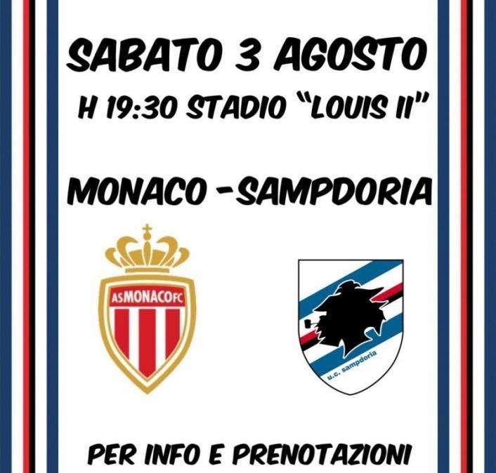 Gli UTC organizzano trasferta per Monaco - Sampdoria