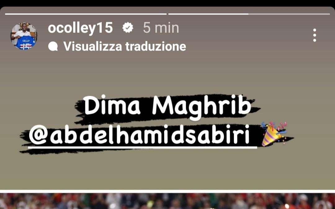 Sampdoria, Colley si rivolge a Sabiri: "Africa orgogliosa di voi"
