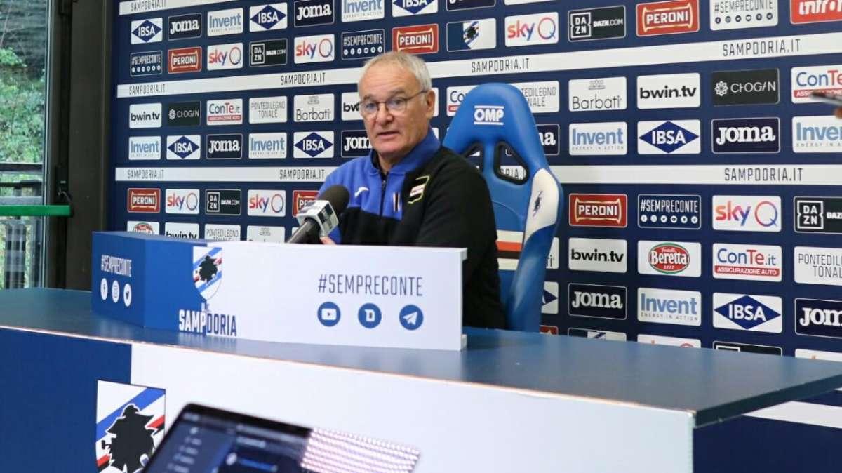Ranieri: "Derby qualcosa di sacro. Candreva si è rimesso, deciderò se farlo giocare"