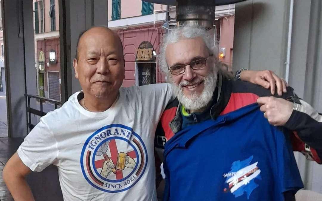 Sampdoria - Empoli, presente tifoso blucerchiato partito dal Giappone
