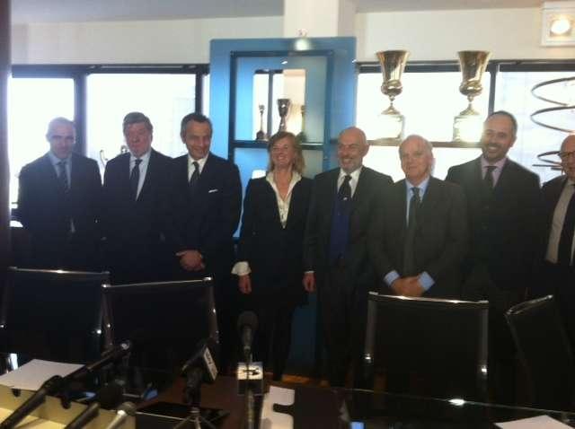 Le foto della conferenza stampa di Edoardo Garrone