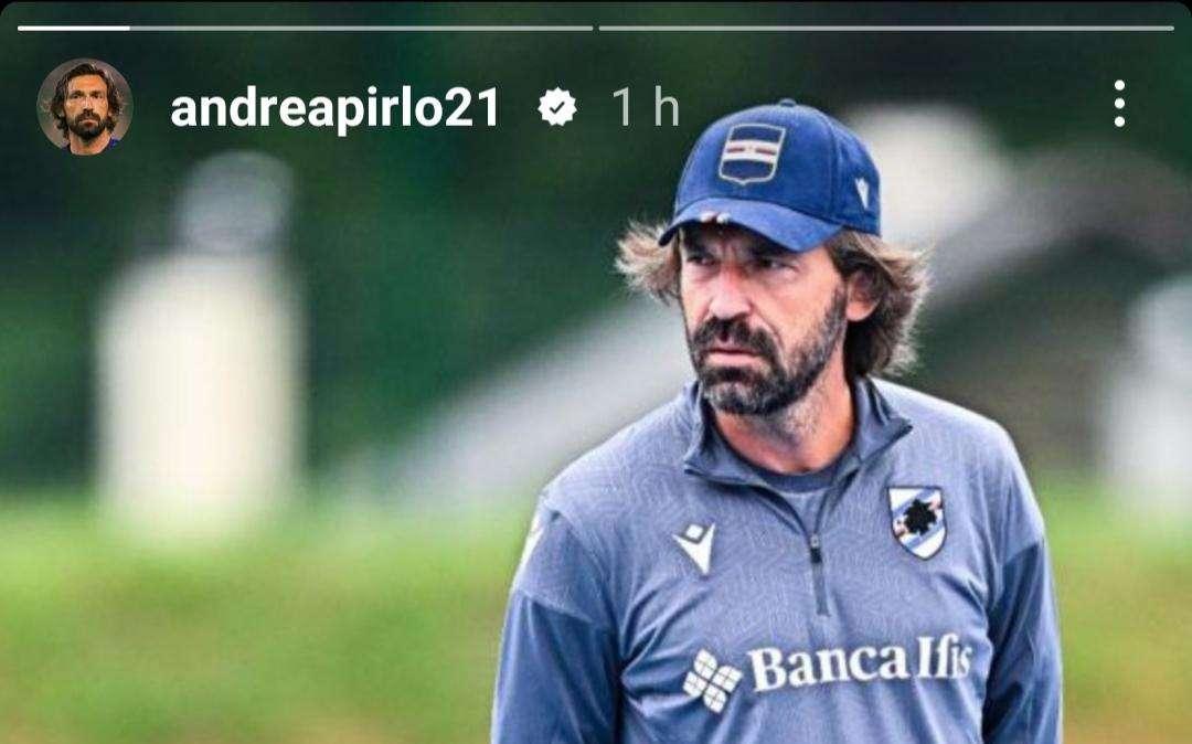 Social Sampdoria, la concentrazione di mister Pirlo