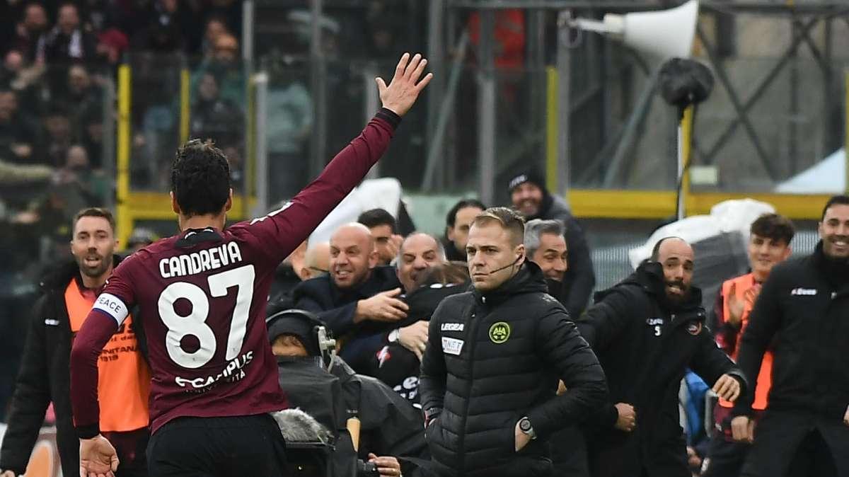 Sampdoria - Salernitana sfida dell'ex per Candreva, Caressa: "È in piena condizione"