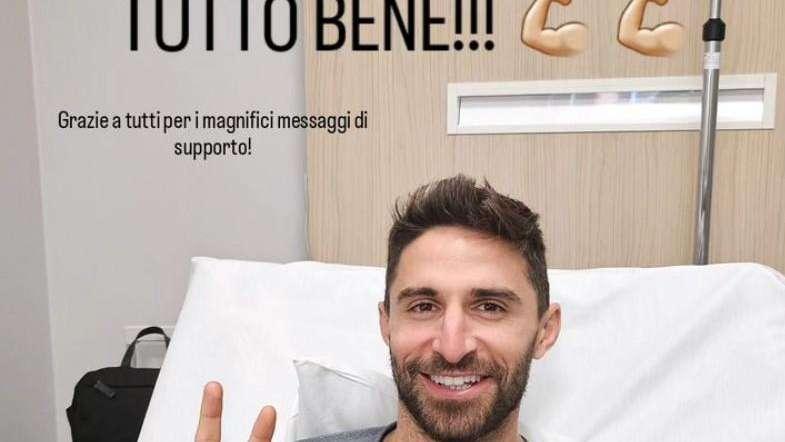Sampdoria, Borini rassicura dopo l'operazione: "Tutto bene! Grazie per il supporto"
