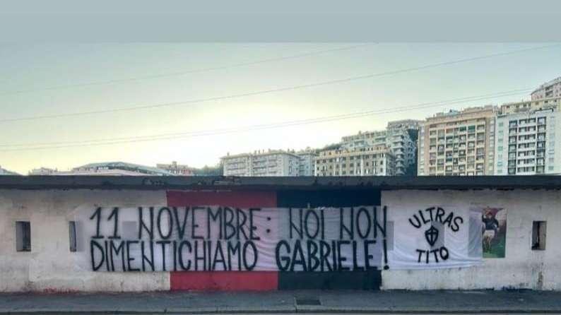 Sampdoria, Ultras Tito Cucchiaroni ricordano Gabriele Sandri: "Noi non dimentichiamo"