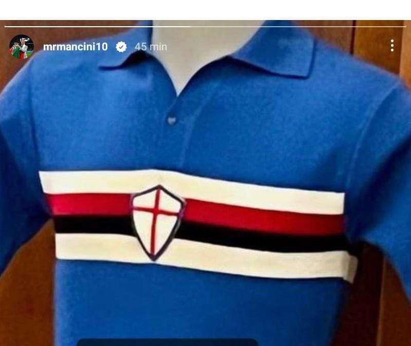 Compleanno Sampdoria, il post social di Roberto Mancini