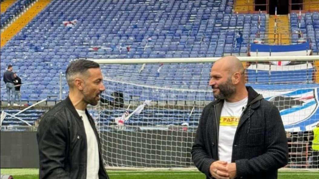 Sampdoria - Frosinone, Quagliarella al Ferraris per il Panini Tour