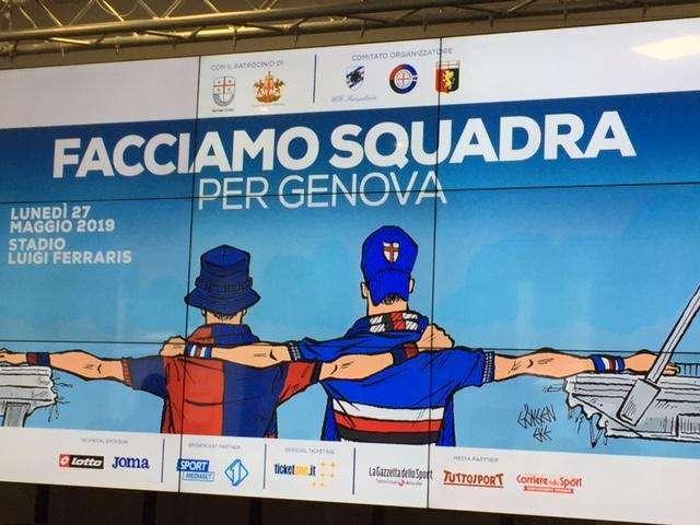 "Facciamo squadra per Genova": evento rinviato a data da destinarsi