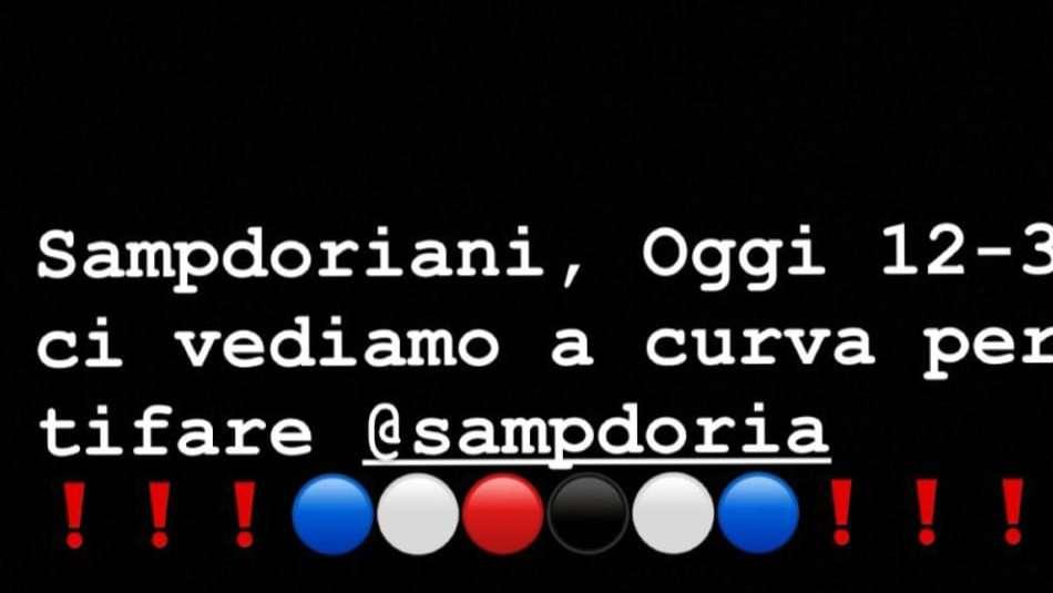 Ex Sampdoria Jankto: "Ore 12.30 ci vediamo a tifare Sampdoria"