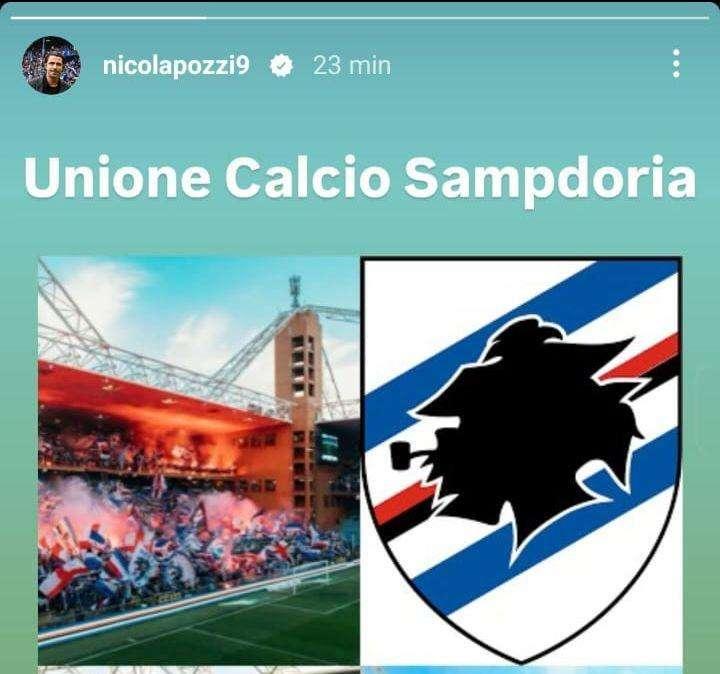 Sampdoria, il messaggio di Pozzi: "Ovunque tu sarai, ovunque noi saremo"