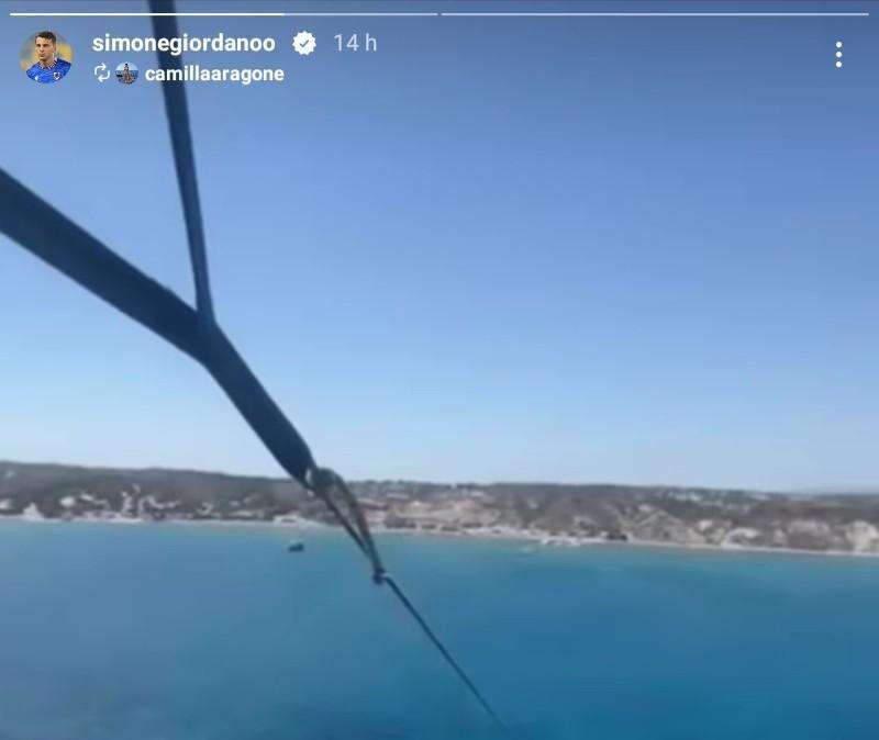 Social Sampdoria, volo in parasailing per Giordano
