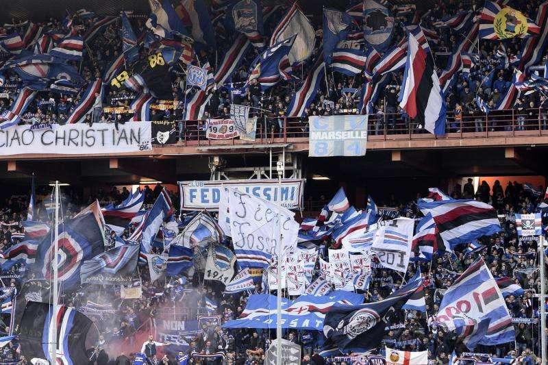 Striscione per Giampaolo dagli UTC