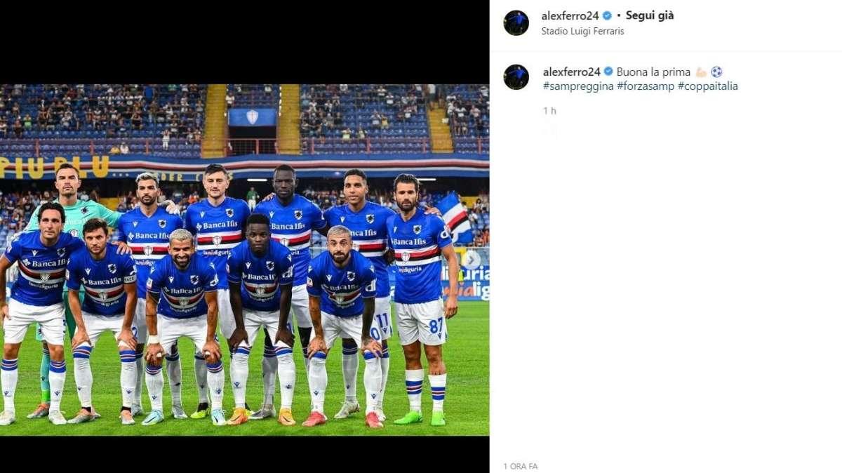 Sampdoria, Ferrari celebra la qualificazione: "Buona la prima"