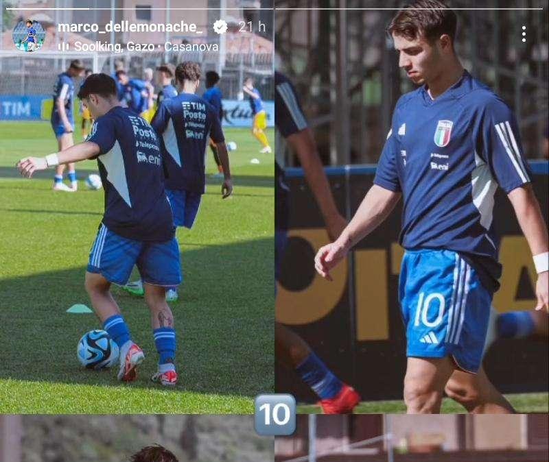 Social Sampdoria, Delle Monache fiero della maglia Azzurra numero 10