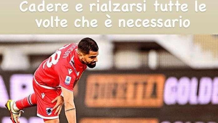 Sampdoria, Rincon: "Cadere e rialzarsi tutte le volte che è necessario"