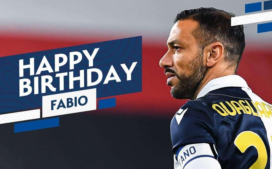 Il compleanno di Quagliarella: il messaggio della Sampdoria
