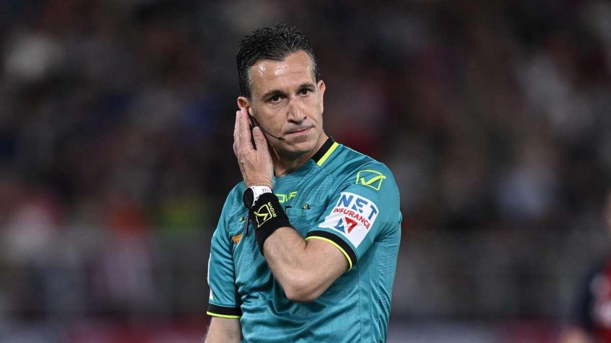 Play-out, Salernitana - Sampdoria sarà arbitrata da Doveri. Marini al VAR