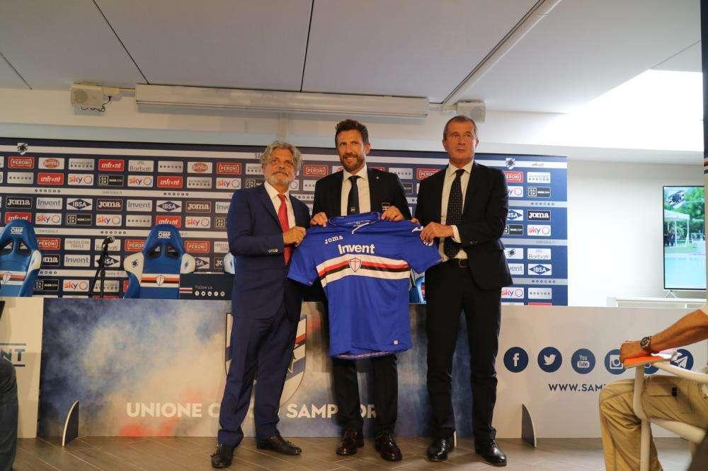 Di Francesco: "Valutare obiettivi nel corso della stagione".  Osti: "Importante ora inserire difensore centrale e attaccante esterno"