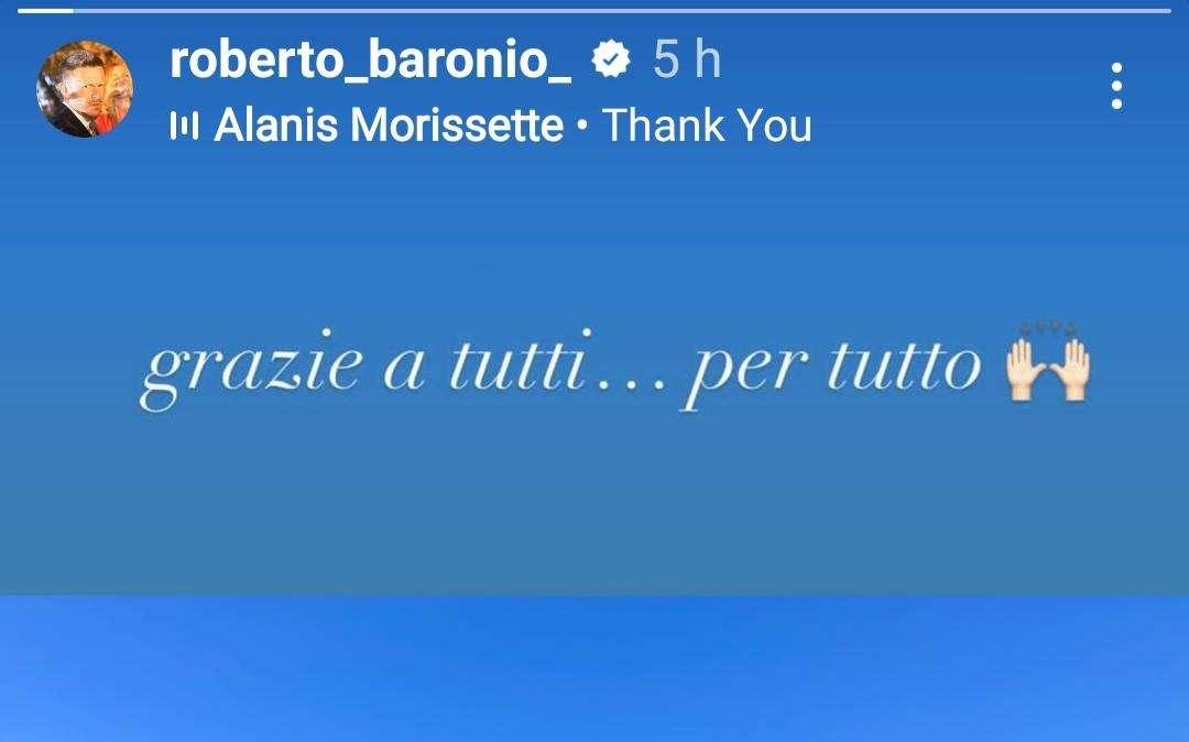 Sampdoria, Baronio al gruppo: "Grazie a tutti per tutto"