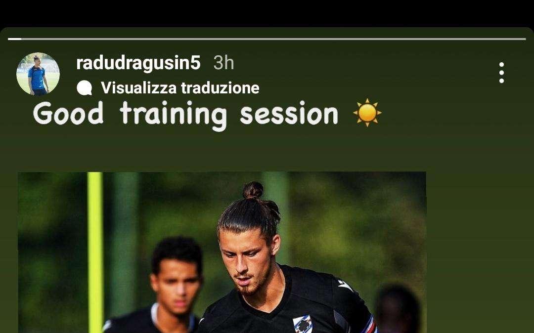 Dragusin dopo allenamenti Sampdoria: "Adesso due giorni di relax"