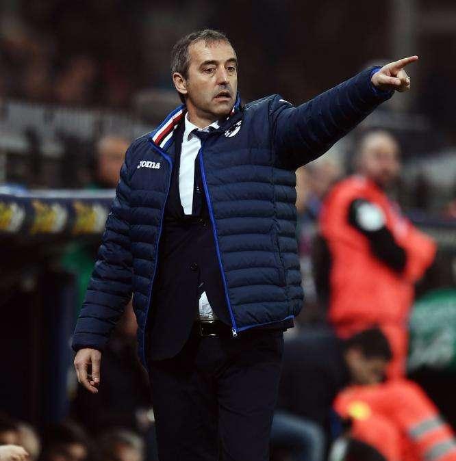 Giampaolo: "Ci è mancato qualcosa negli ultimi venti metri. Due sostituzioni forzate"