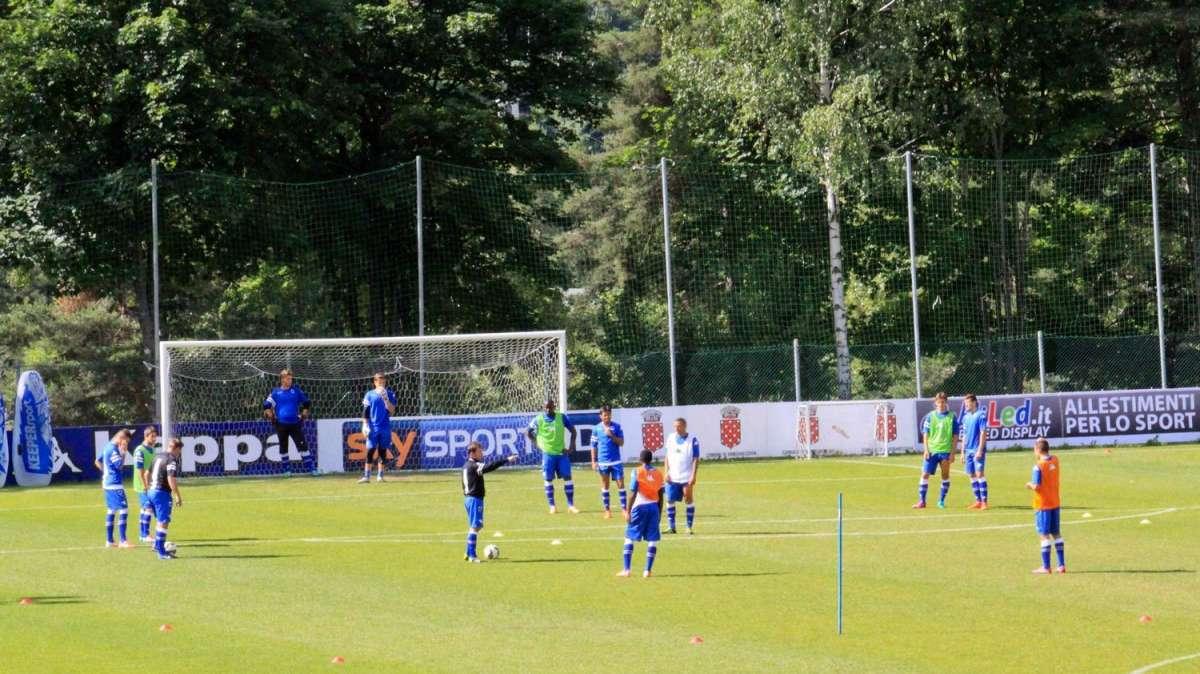 BARDONECCHIA LIVE - Partitella a ranghi ridotti prima dell'amichevole delle 17