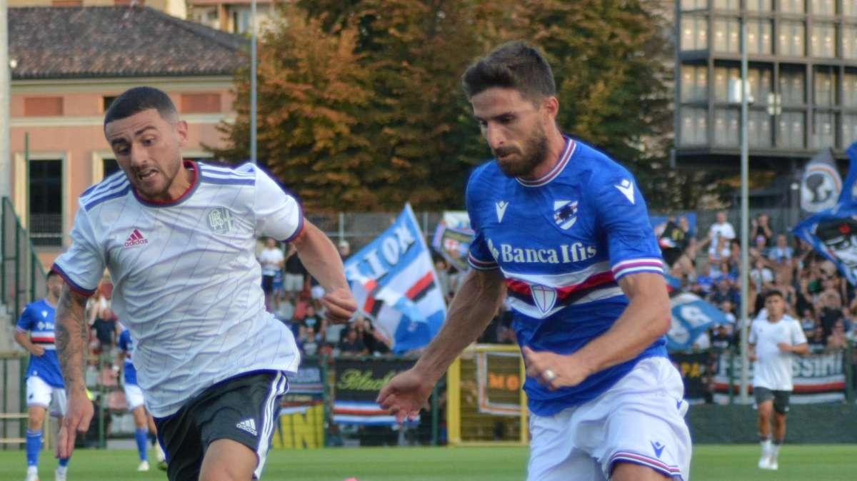 Novara - Sampdoria 0-1 all'intervallo: gran goal di Borini