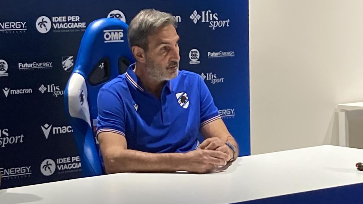 Gregucci: "Noi mettiamo al primo posto non il sistema di gioco ma la Sampdoria"