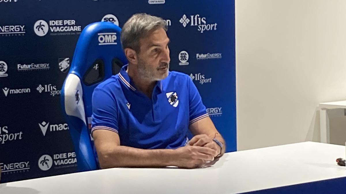 Sampdoria, Gregucci: "Stiamo cercando di lavorare sulla testa. Esposito? Facciamo molta attenzione nelle scelte"