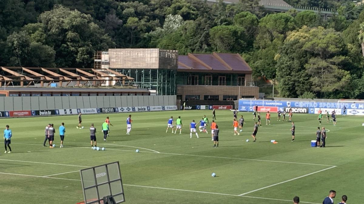 Sampdoria, Cherubini e Hadzikadunic a parte. Domani mattutino