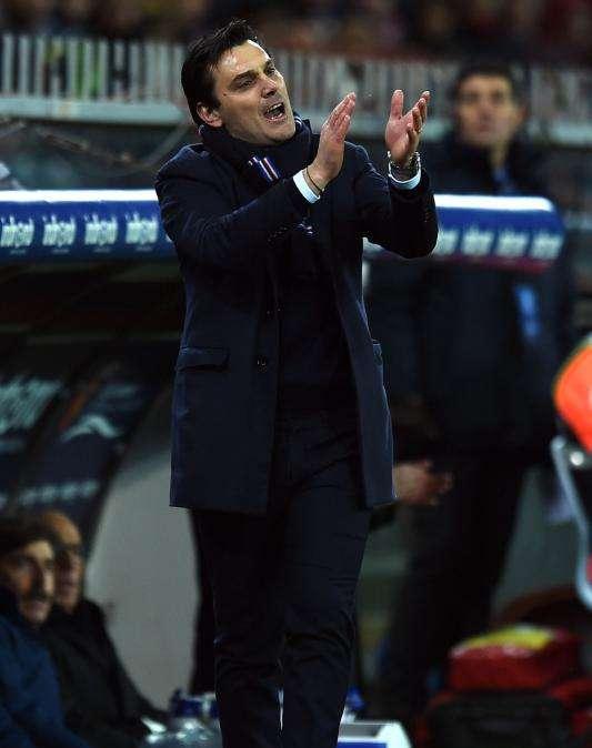 Montella: "Non voglio parlare del rigore. Voglio ripartire dall'atteggiamento del secondo tempo"