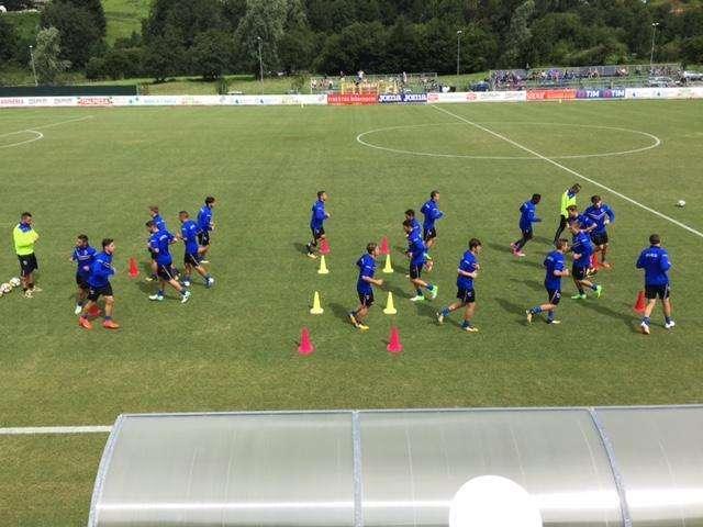 Anche Schick e Viviano sul campo superiore. Dodò nuovamente al lavoro