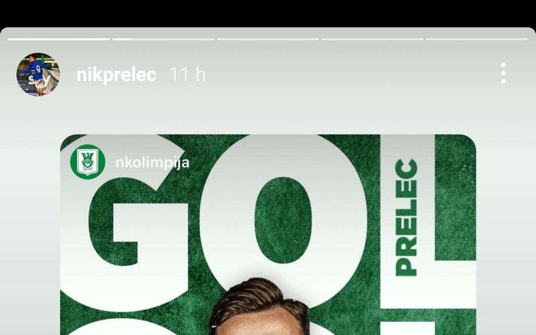 Olimpia Lubiana, primo gol del proprietà Sampdoria Nik Prelec