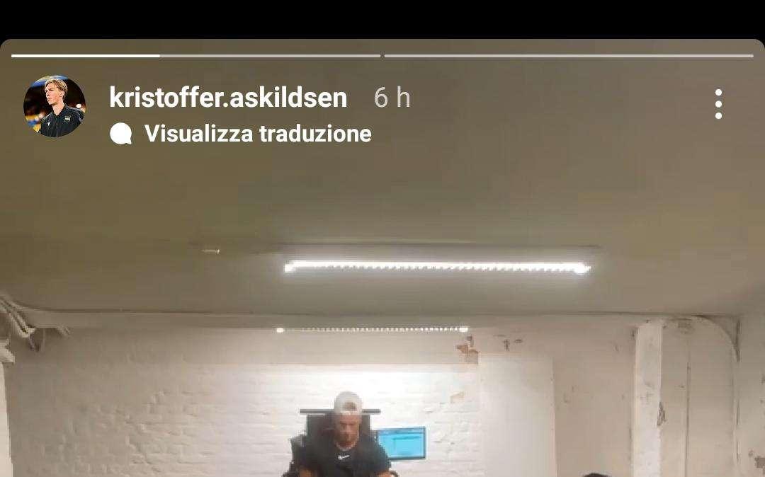 Sampdoria, Askildsen in palestra in Norvegia: "Prepararsi"