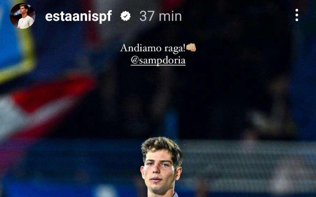 Verso Sampdoria-Catanzaro, la carica sui social di Pedrola
