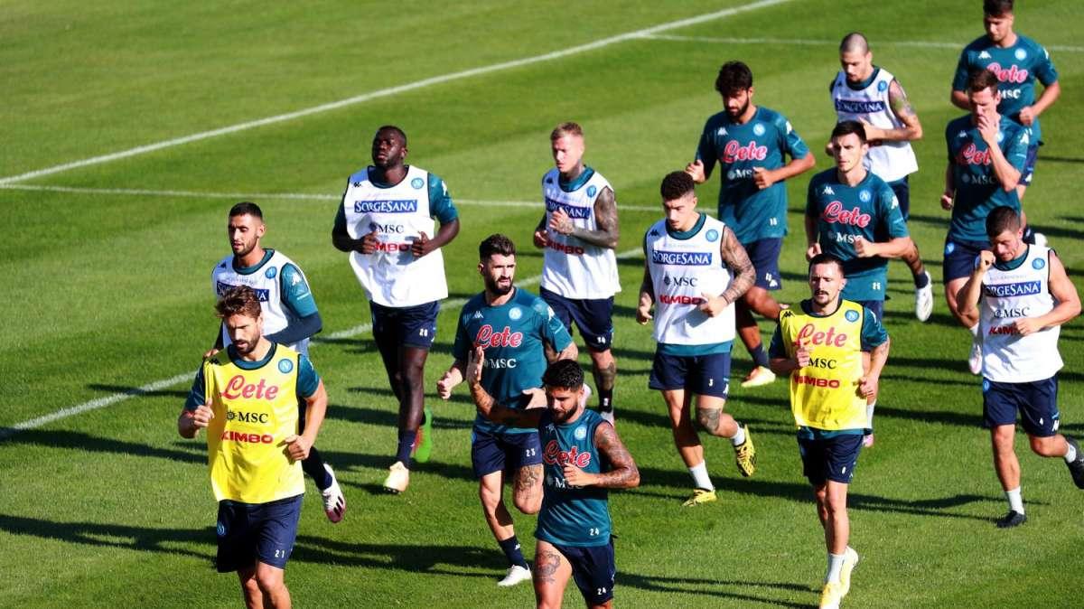 Napoli, domani ripresa in vista di Juventus e Sampdoria