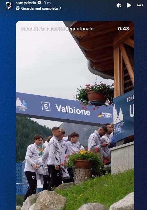 Sampdoria, pomeriggio di relax per la squadra tra pranzo in baita e golf