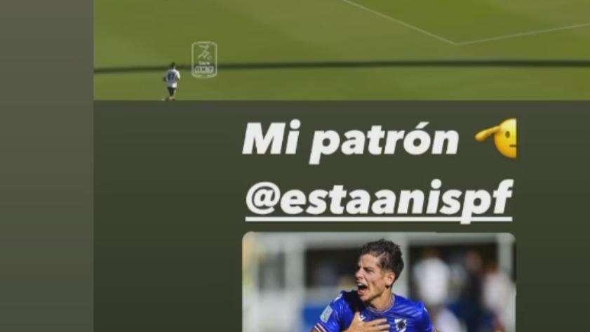 Social Sampdoria, Ag. Pedrola celebra la rete contro il Parma