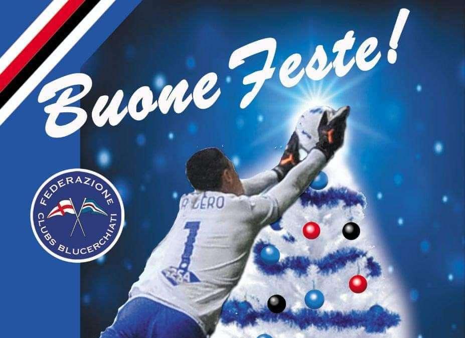 Sampdoria, gli auguri di buone feste della Federclubs