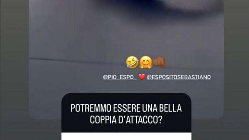 Social Sampdoria, Sebastiano e Pio Esposito si allenano insieme