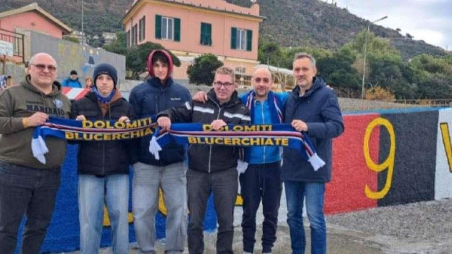 Tifosi Sampdoria, Dolomiti Blucerchiate a Quinto per omaggio a Vialli