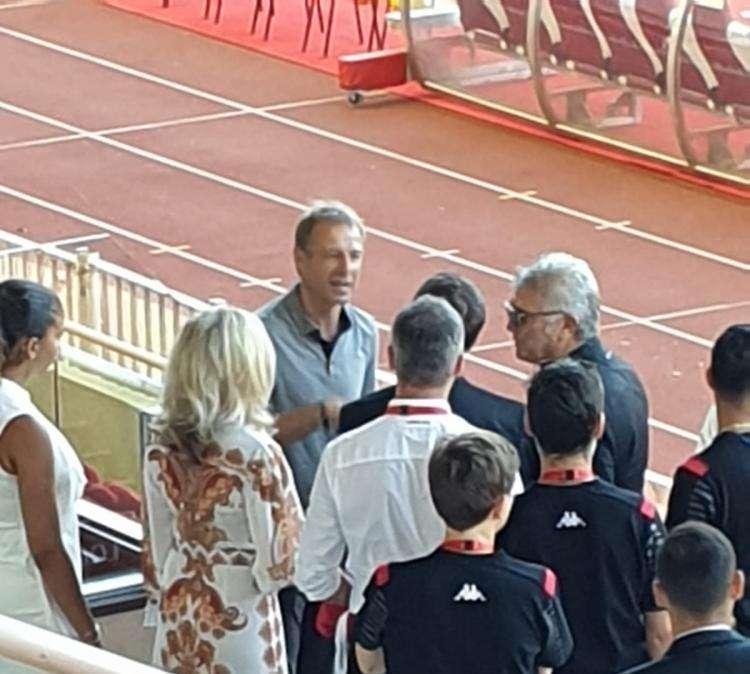 Klinsmann presente allo stadio Louis II