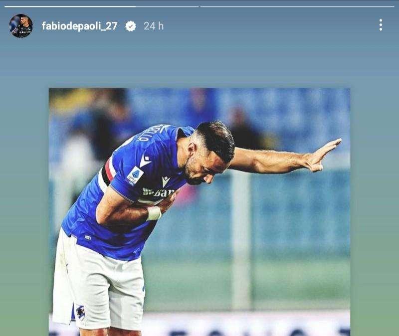 Sampdoria, la dedica di Depaoli a Quagliarella: "Un onore capitano"