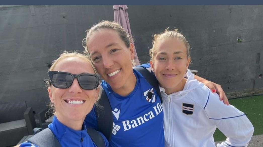 Sampdoria Women, gioia social per le blucerchiate Tarenzi, Cuschieri e Bragonzi